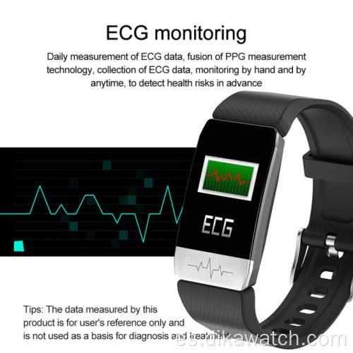 Pulsera inteligente Bluetooth impermeable con monitorización deportiva T1S